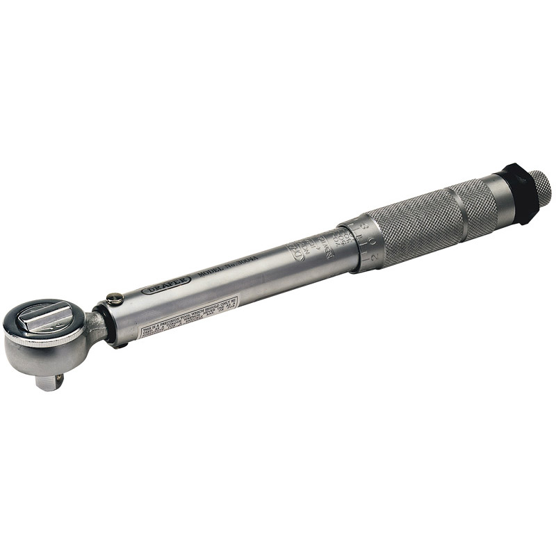 3/8" Square drive 10-80NM Ratchet torque wrench Draper